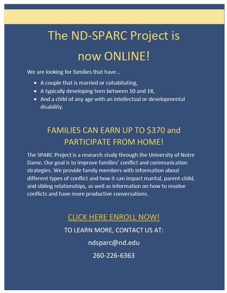 A New Family Study Opportunity